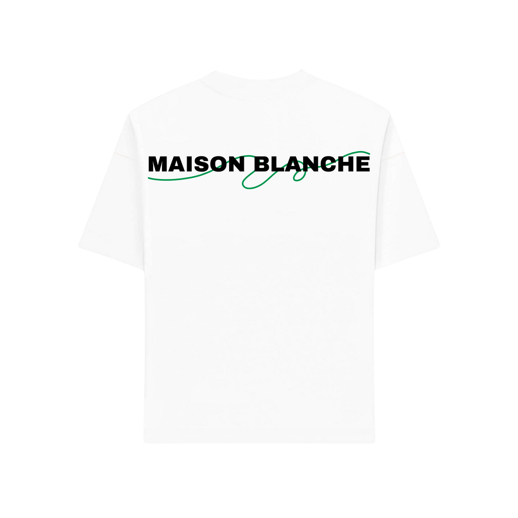 Le T-shirt Maison Blanche - Signature Vert
