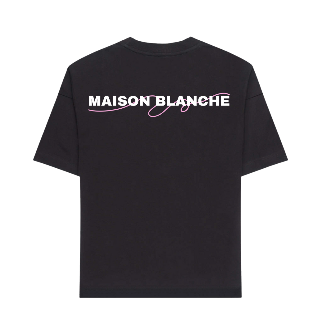 Le T-Shirt Maison Blanche - Signature Rose
