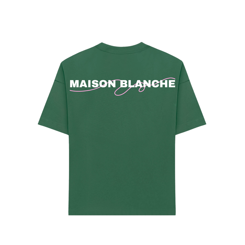 Le T-Shirt Maison Blanche - Signature Rose