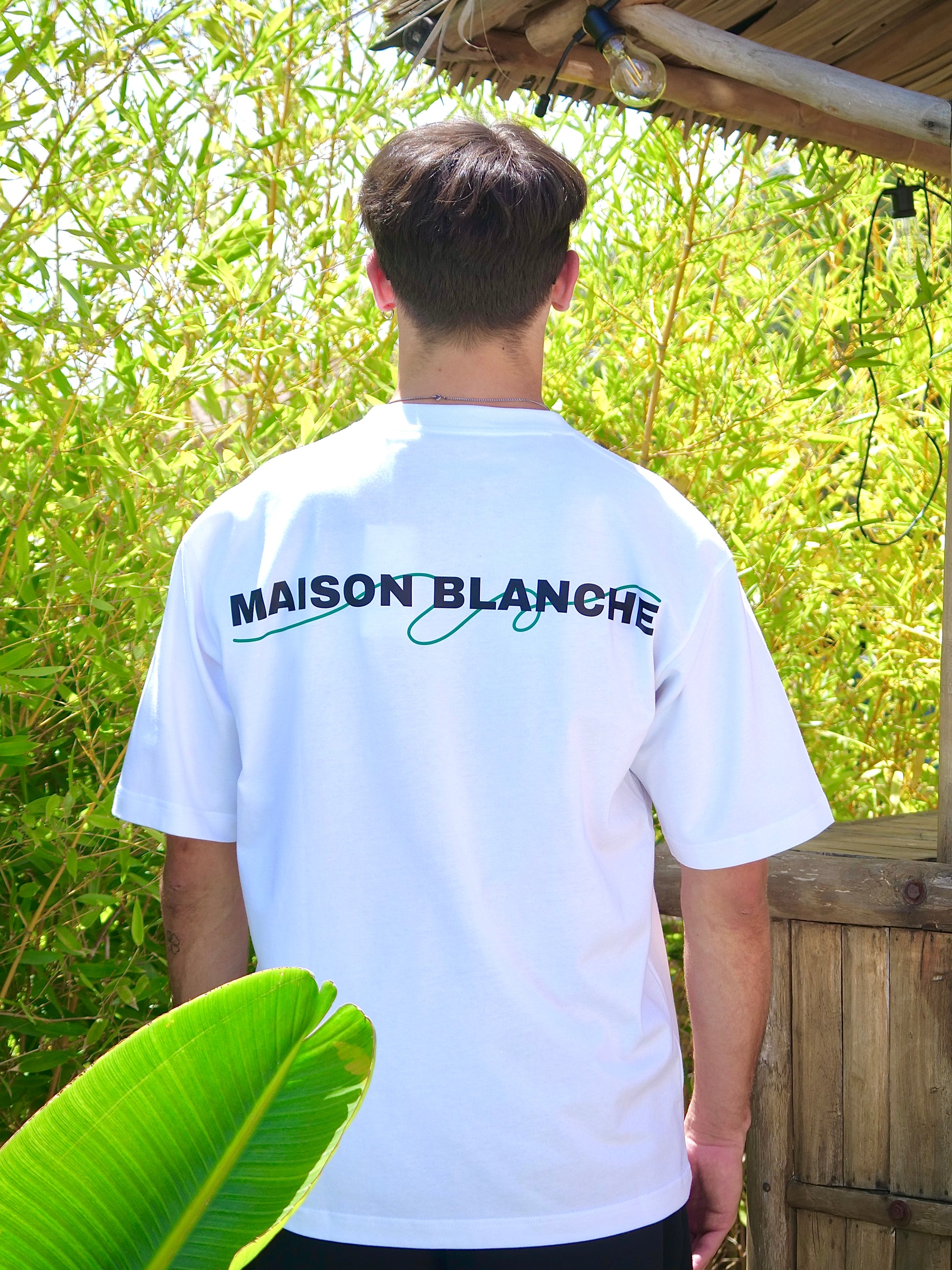 Le T-shirt Maison Blanche - Signature Vert